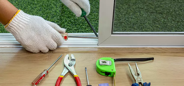 Sliding Door Track Replacement in Lacombe, AB